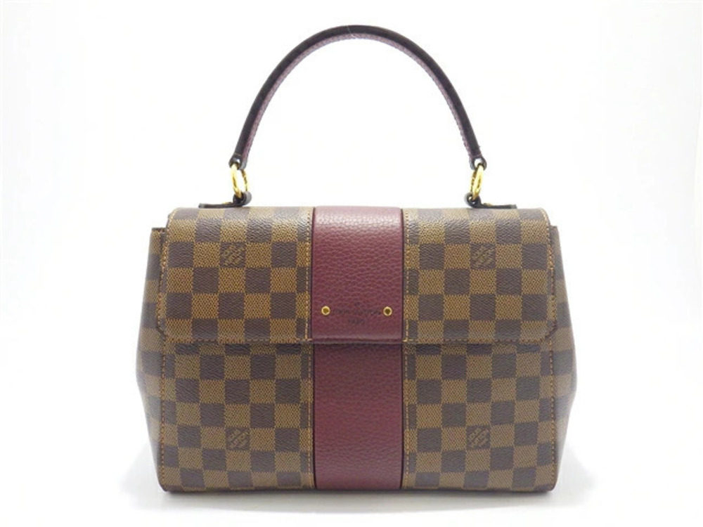 LOUIS VUITTON Shoulder Bag Bond Street Damier Bordeaux Purple